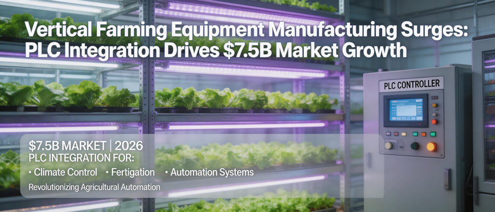 Vertical Farming Equipment Manufacturing Surges: PLC Integration Drives $7.5B Market Growth