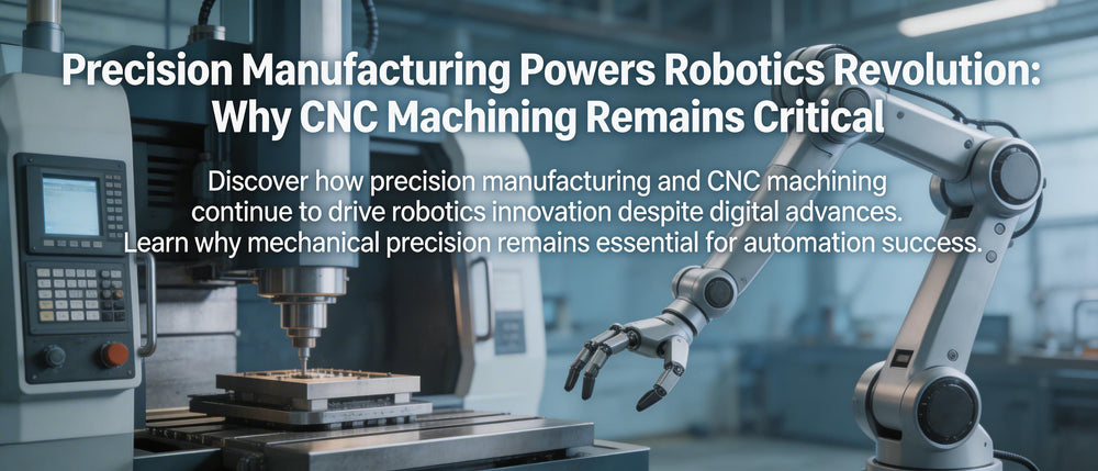 Precision Manufacturing Powers Robotics Revolution: Why CNC Machining Remains Critical