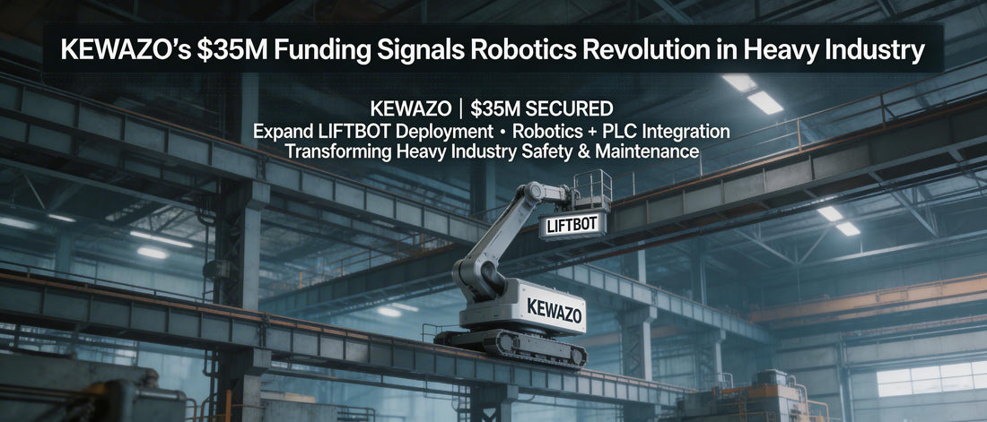 KEWAZO's $35M Funding Signals Robotics Revolution in Heavy Industry
