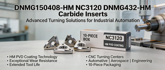 DNMG150408-HM NC3120 DNMG432-HM Carbide Inserts: Advanced Turning Solutions for Industrial Automation