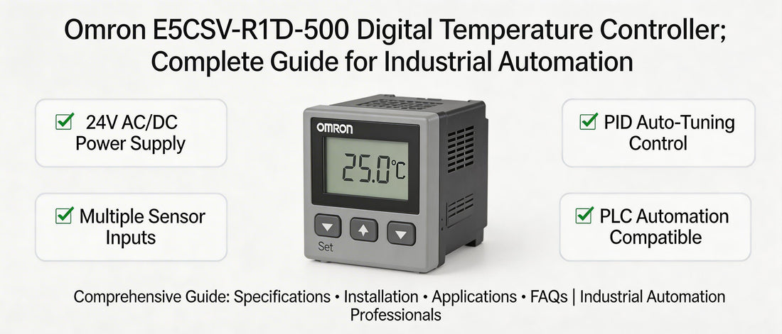 Omron E5CSV-R1TD-500 Digital Temperature Controller: Complete Guide for Industrial Automation