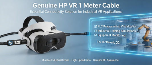 Genuine HP VR 1 Meter Cable: Essential Connectivity Solution for Industrial VR Applications