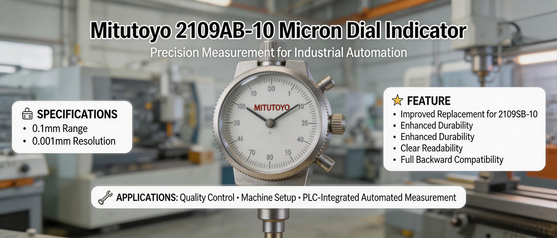 Mitutoyo 2109AB-10 Micron Dial Indicator: Precision Measurement for Industrial Automation