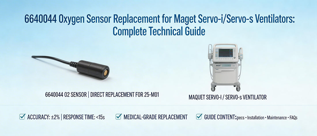 6640044 Oxygen Sensor Replacement for Maquet Servo-i/Servo-s Ventilators: Complete Technical Guide