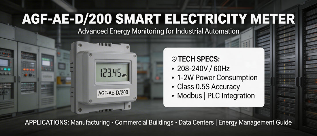AGF-AE-D/200 Smart Electricity Meter: Advanced Energy Monitoring for Industrial Automation