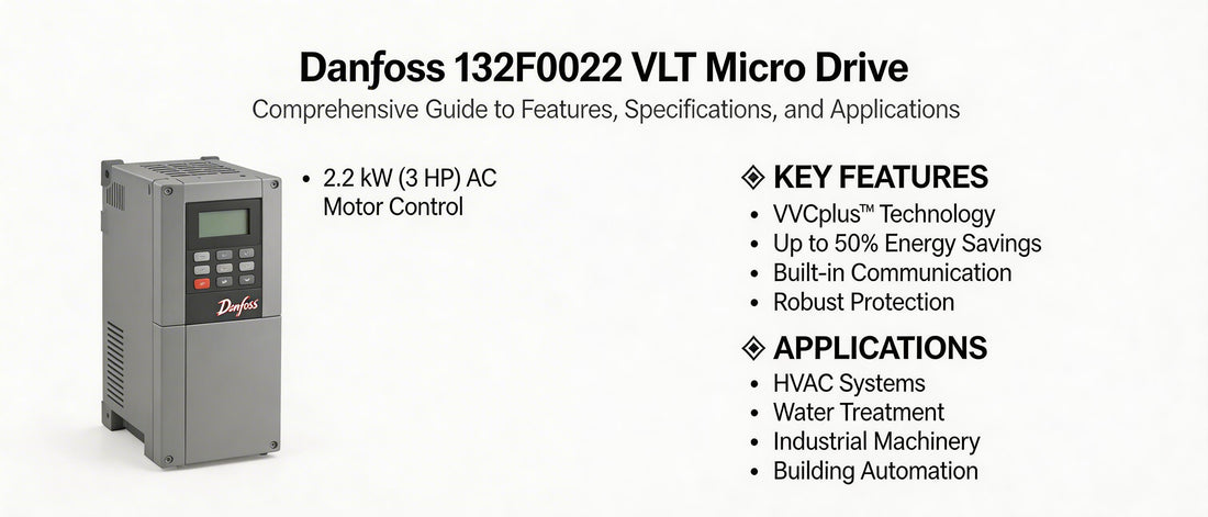 Danfoss 132F0022 VLT Micro Drive: Comprehensive Guide to Features, Specifications, and Applications