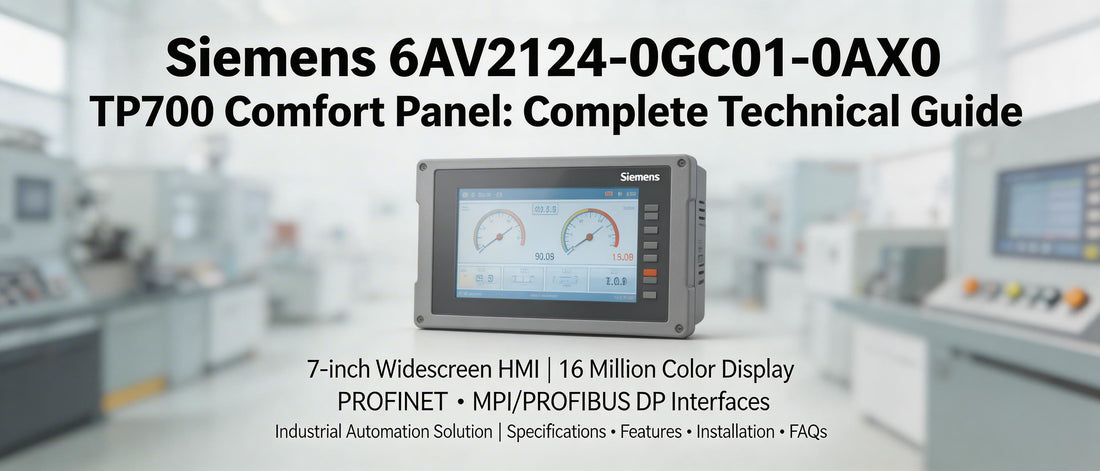 Siemens 6AV2124-0GC01-0AX0 TP700 Comfort Panel: Complete Technical Guide