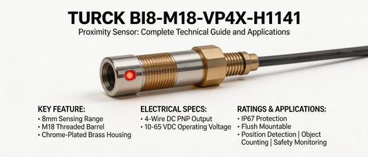 TURCK BI8-M18-VP4X-H1141 Proximity Sensor: Complete Technical Guide and Applications