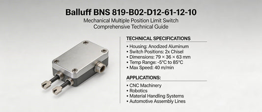 Balluff BNS 819-B02-D12-61-12-10 Mechanical Multiple Position Limit Switch: Comprehensive Technical Guide