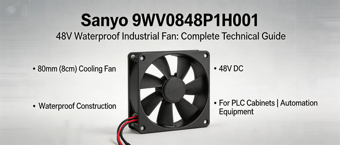 Sanyo 9WV0848P1H001 48V Waterproof Industrial Fan: Complete Technical Guide