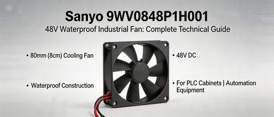 Sanyo 9WV0848P1H001 48V Waterproof Industrial Fan: Complete Technical Guide