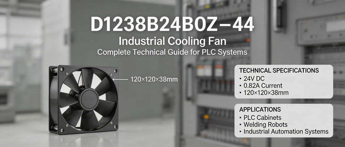 D1238B24B9CZ-44 Industrial Cooling Fan: Complete Technical Guide for PLC Systems
