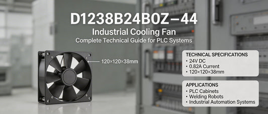 D1238B24B9CZ-44 Industrial Cooling Fan: Complete Technical Guide for PLC Systems
