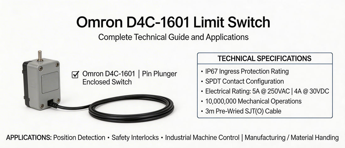Omron D4C-1601 Limit Switch: Complete Technical Guide and Applications