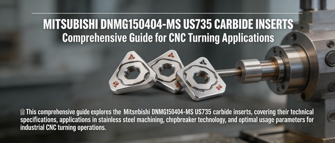 Mitsubishi DNMG150404-MS US735 Carbide Inserts: Comprehensive Guide for CNC Turning Applications