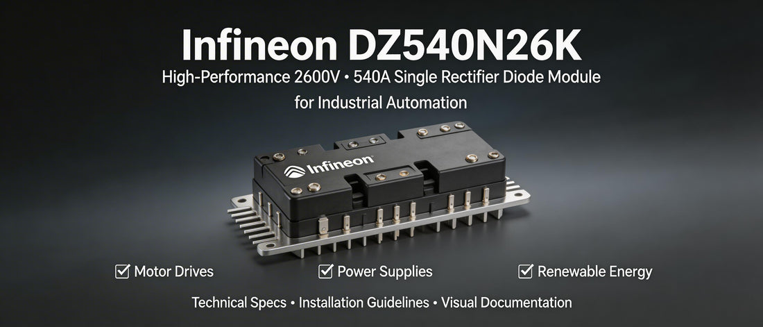 Infineon DZ540N26K: High-Performance 2600V 540A Single Rectifier Diode Module for Industrial Automation