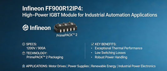 Infineon FF900R12IP4: High-Power IGBT Module for Industrial Automation Applications