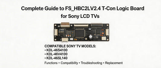 Complete Guide to FS_HBC2LV2.4 T-Con Logic Board for Sony LCD TVs
