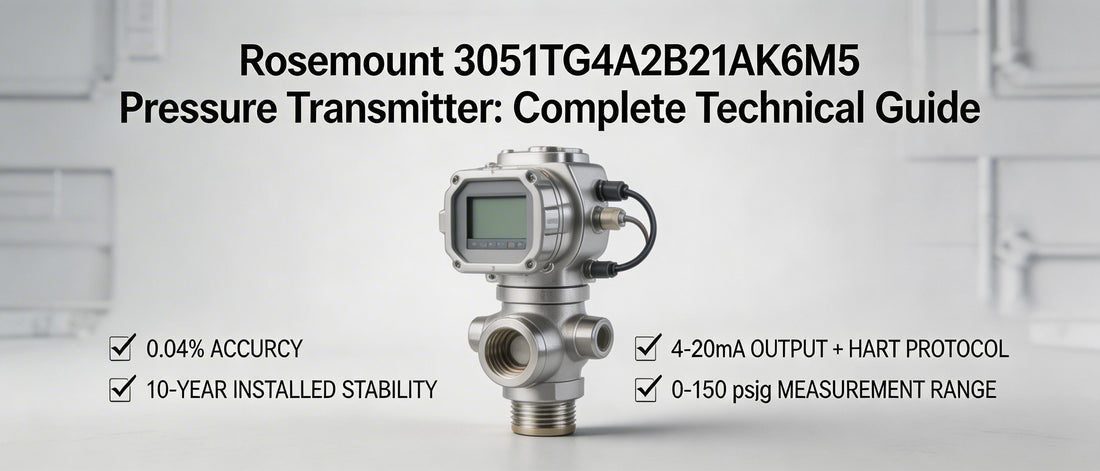 Rosemount 3051TG4A2B21AK6M5 Pressure Transmitter: Complete Technical Guide