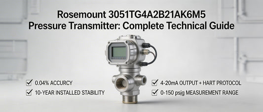 Rosemount 3051TG4A2B21AK6M5 Pressure Transmitter: Complete Technical Guide