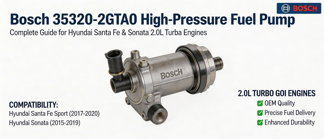 Bosch 35320-2GTA0 High-Pressure Fuel Pump: Complete Guide for Hyundai Santa Fe & Sonata 2.0L Turbo Engines