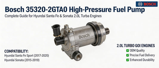 Bosch 35320-2GTA0 High-Pressure Fuel Pump: Complete Guide for Hyundai Santa Fe & Sonata 2.0L Turbo Engines