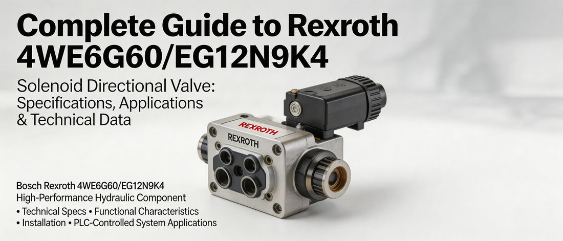 Complete Guide to Rexroth 4WE6G60/EG12N9K4 Solenoid Directional Valve: Specifications, Applications & Technical Data