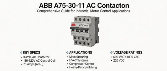 ABB A75-30-11 AC Contactor: Comprehensive Guide for Industrial Motor Control Applications