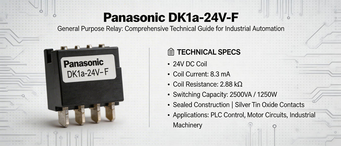 Panasonic DK1a-24V-F General Purpose Relay: Comprehensive Technical Guide for Industrial Automation