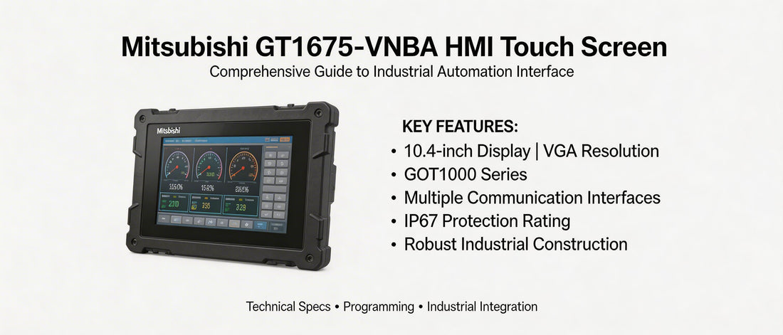 Mitsubishi GT1675-VNBA HMI Touch Screen: Comprehensive Guide to Industrial Automation Interface