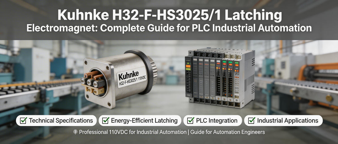 Kuhnke H32-F-HS3025/1 Latching Electromagnet: Complete Guide for PLC Industrial Automation