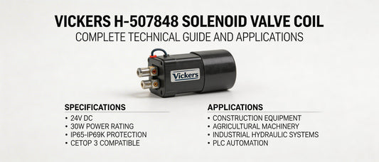 Vickers H-507848 Solenoid Valve Coil: Complete Technical Guide and Applications