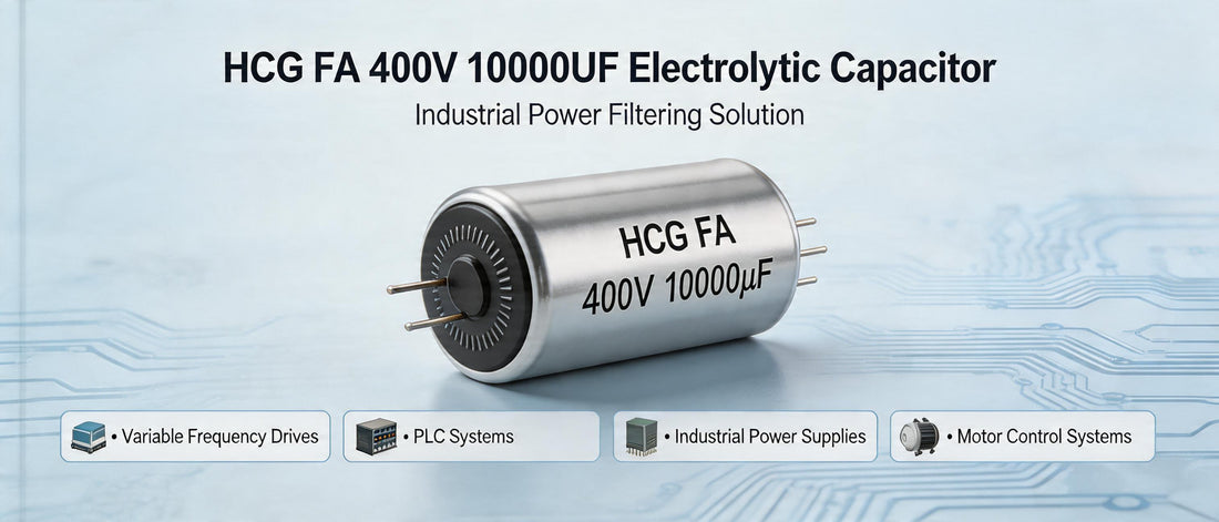 HCG FA 400V 10000UF Electrolytic Capacitor: Industrial Power Filtering Solution