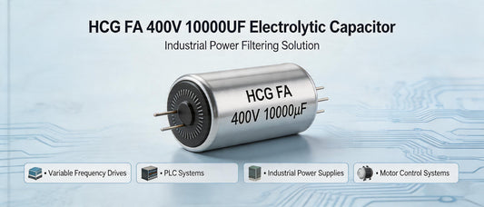 HCG FA 400V 10000UF Electrolytic Capacitor: Industrial Power Filtering Solution