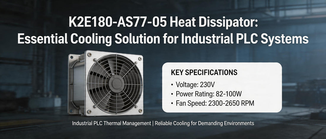 K2E180-AS77-05 Heat Dissipator: Essential Cooling Solution for Industrial PLC Systems