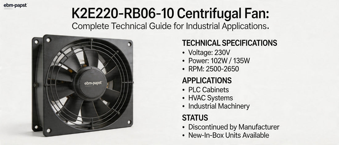 K2E220-RB06-10 Centrifugal Fan: Complete Technical Guide for Industrial Applications