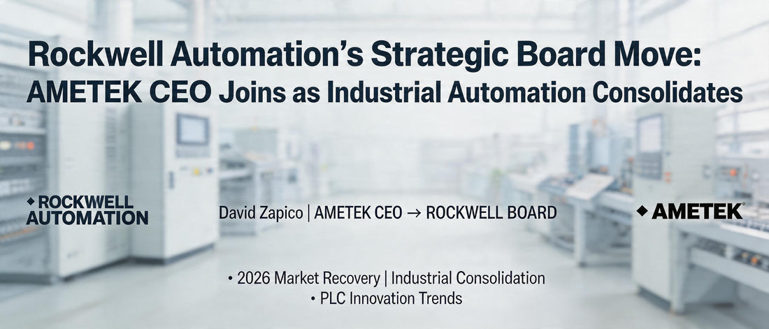 Rockwell Automation's Strategic Board Move: AMETEK CEO Joins as Industrial Automation Consolidates