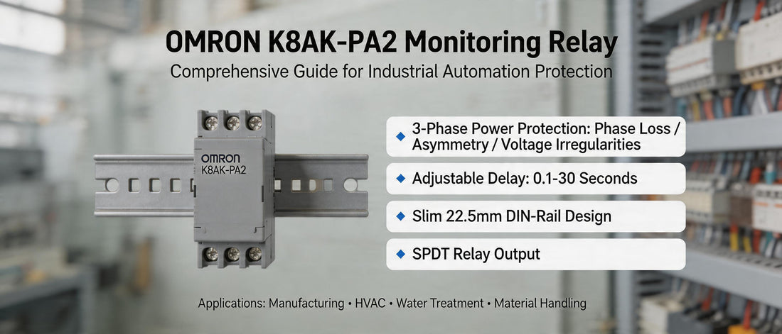 OMRON K8AK-PA2 Monitoring Relay: Comprehensive Guide for Industrial Automation Protection
