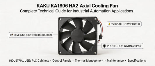 KAKU KA1806HA2 Axial Cooling Fan: Complete Technical Guide for Industrial Automation Applications