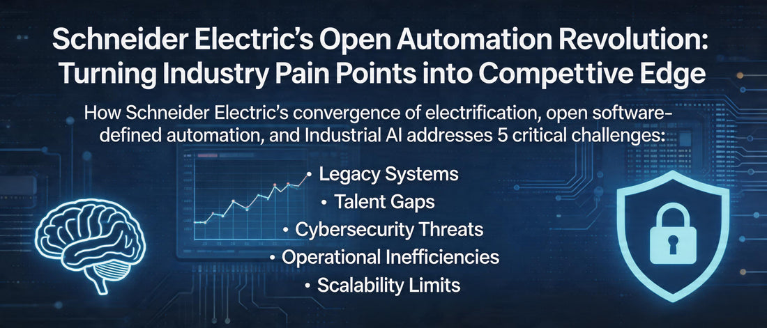 Schneider Electric's Open Automation Revolution: Turning Industry Pain Points into Competitive Edge