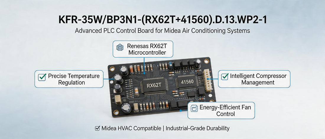 KFR-35W/BP3N1-(RX62T+41560).D.13.WP2-1: Advanced PLC Control Board for Midea Air Conditioning Systems