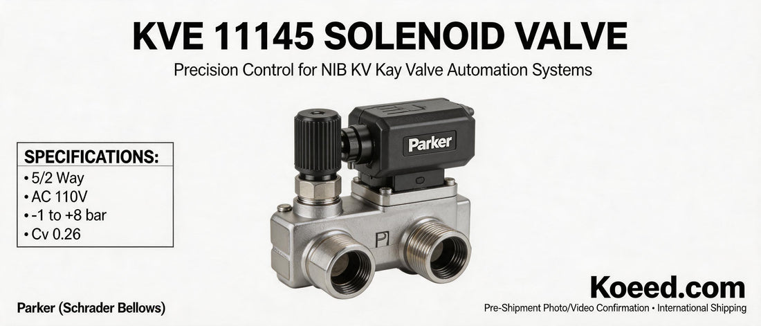 KVE 11145 Solenoid Valve: Precision Control for NIB KV Kay Valve Automation Systems