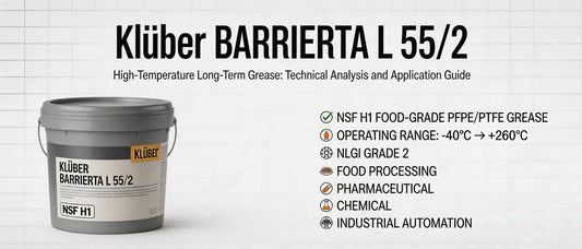 Klüber BARRIERTA L 55/2 High-Temperature Long-Term Grease: Technical Analysis and Application Guide