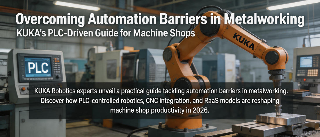 Overcoming Automation Barriers in Metalworking: KUKA's PLC-Driven Guide for Machine Shops