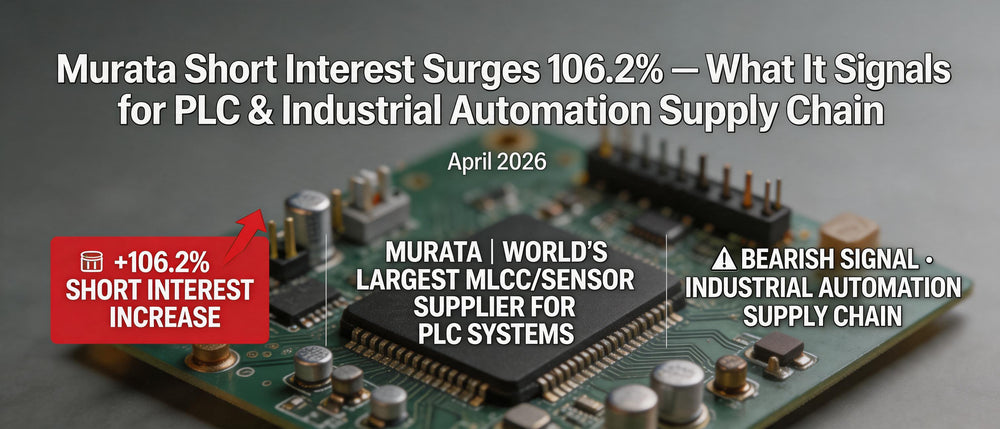 Murata Short Interest Surges 106.2% — What It Signals for PLC & Industrial Automation Supply Chain