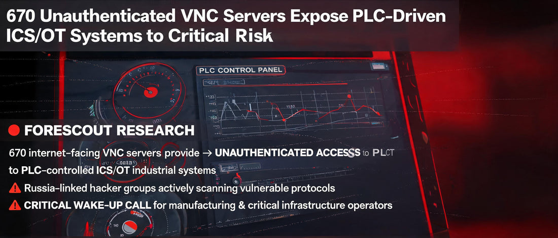 670 Unauthenticated VNC Servers Expose PLC-Driven ICS/OT Systems to Critical Risk