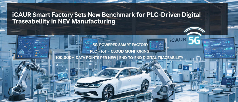 iCAUR Smart Factory Sets New Benchmark for PLC-Driven Digital Traceability in NEV Manufacturing