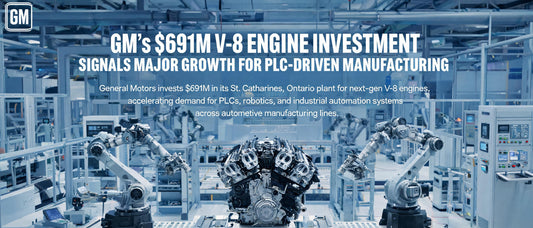 GM's $691M V-8 Engine Investment Signals Major Growth for PLC-Driven Manufacturing