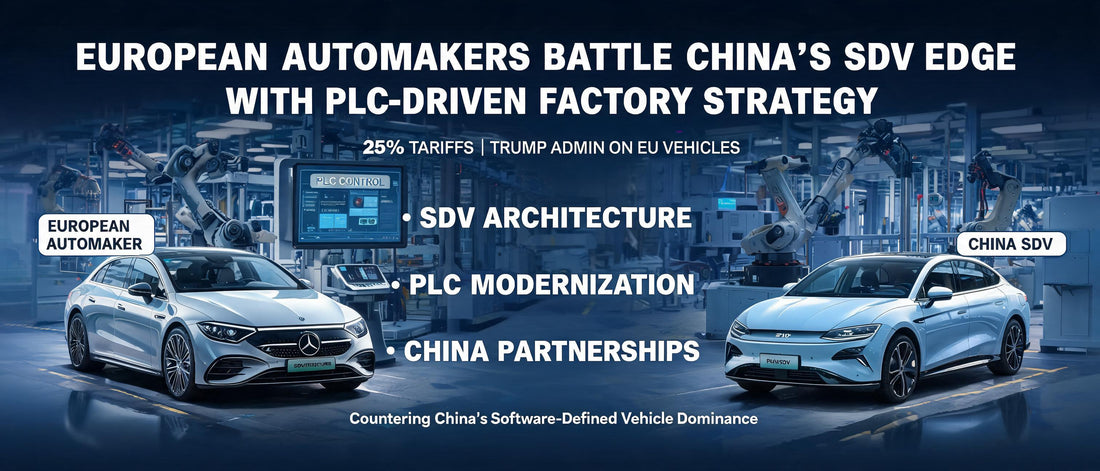 European Automakers Battle China's SDV Edge with PLC-Driven Factory Strategy