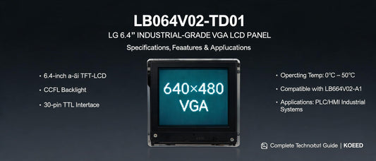 LB064V02-TD01: LG 6.4" Industrial-Grade VGA LCD Panel — Specifications, Features & Applications